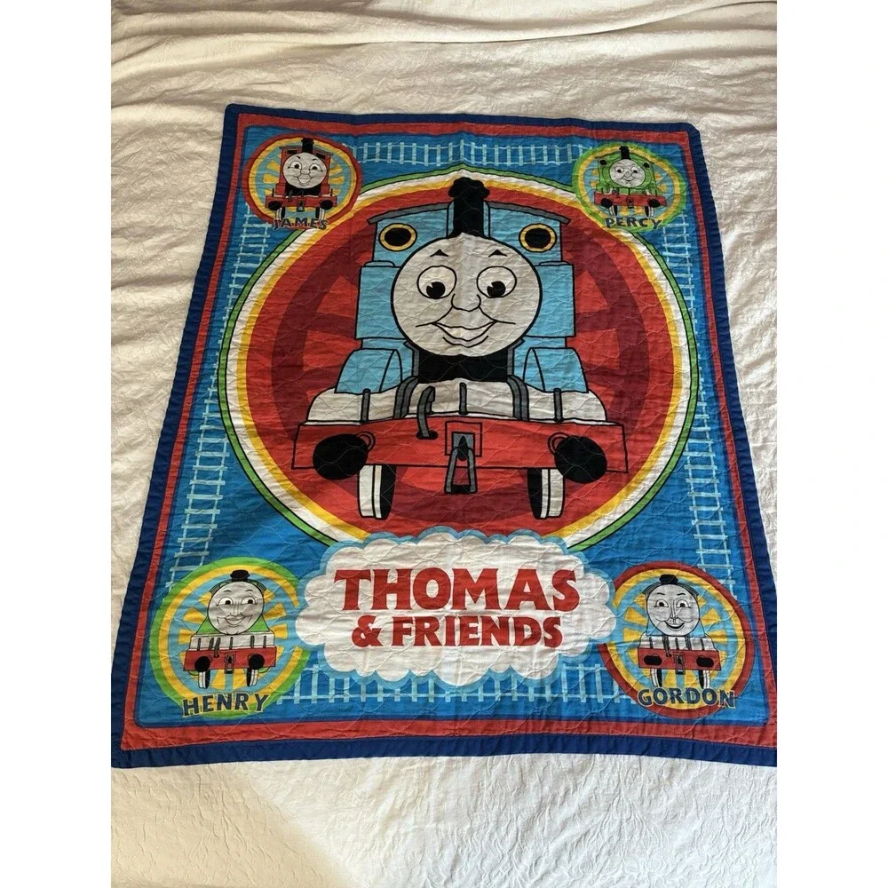 Thomas the Train Baby Blanket Quilt Comforter Thomas & Friends 42”x 33